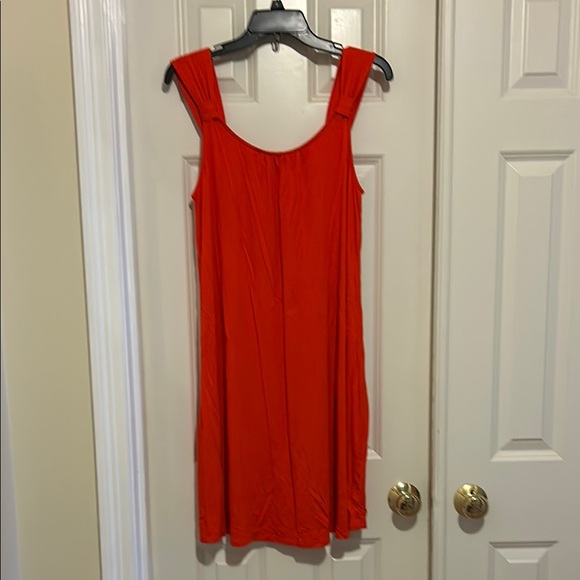 Apt 9 Chic Orange Sleeveless Slip Dress, Size M, Flowing, Never Worn - Picture 1 of 4